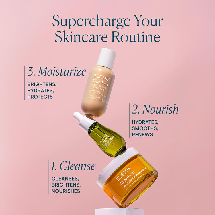 Ultimate Facial Cleansing Set: Nourishing Oils, Gentle Marine, Sensitive Formula, Dynamic Resurfacing & Superfood Wash