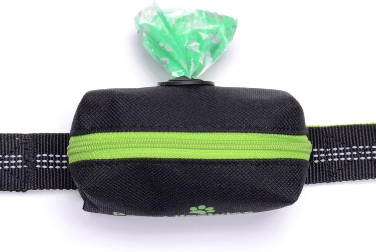 Dog Poop Bag Holder Leash Attachment - Fits Any Dog Leash - Includes Free Roll of Dog Bags – Poop Bag Dispenser