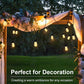 5M 20 LED Solar Powered Retro Bulb String Lights Garden Outdoor Fairy Party Lamp - Get Me Products