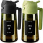 Olive Oil Dispenser and Sprayer, 16Oz/470Ml Glass Light-Proof Pour Bottle, Kitchen Gadgets Accessories for Air Fryer, Cooking, Salad, and BBQ