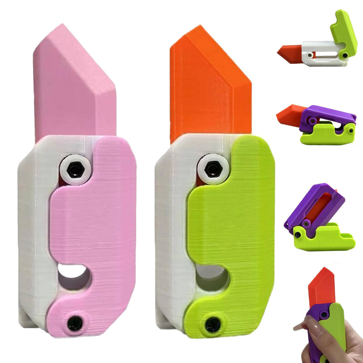 3D Printing Gravity Cub Jumping Small Radish Knife Mini Model - Get Me Products