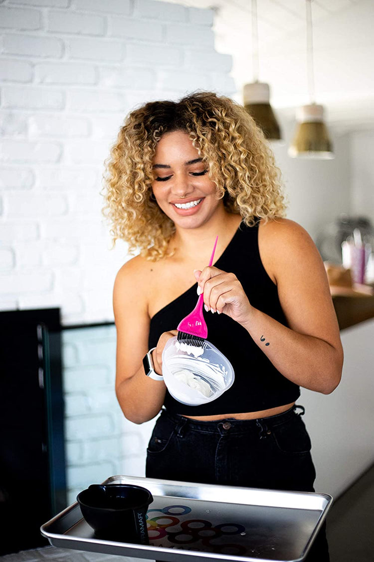 Hair Dye Bowl Set – Tint Bowl for Hair Colour, Bleach Hair Die, Hair Bleach Kit, Highlights Hair Dye Kit, Hair Mixing Bowl for Hair Salon, Hair Colouring Tools – 2 Pack