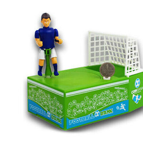 Electric Soccer Player Goal Kicking Football Piggy Bank Coin Money Saving Box - Get Me Products