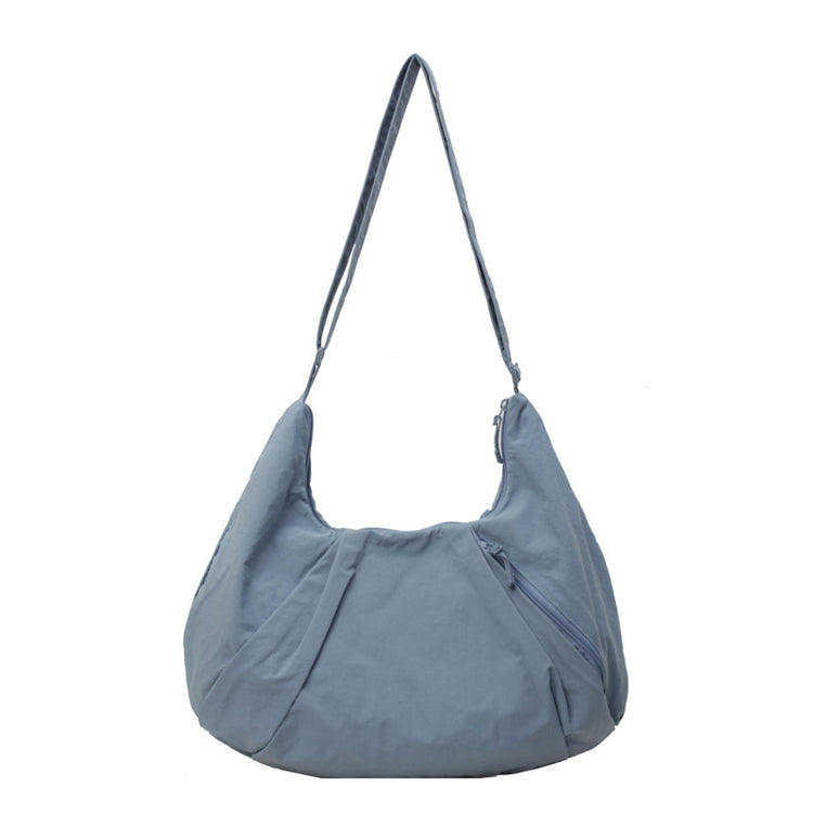 Pleated Messenger Bag Large Capacity Artistic Simple Fashion for Wpmen - Get Me Products