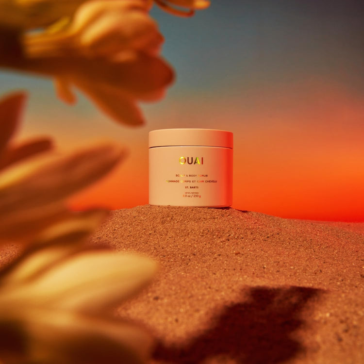 Revitalize Your Skin with St. Barts Scalp & Body Scrub - Foaming Coconut Oil Sugar Exfoliator for Deep Cleansing & Moisturizing, Paraben & Sulfate Free (8.8Oz)