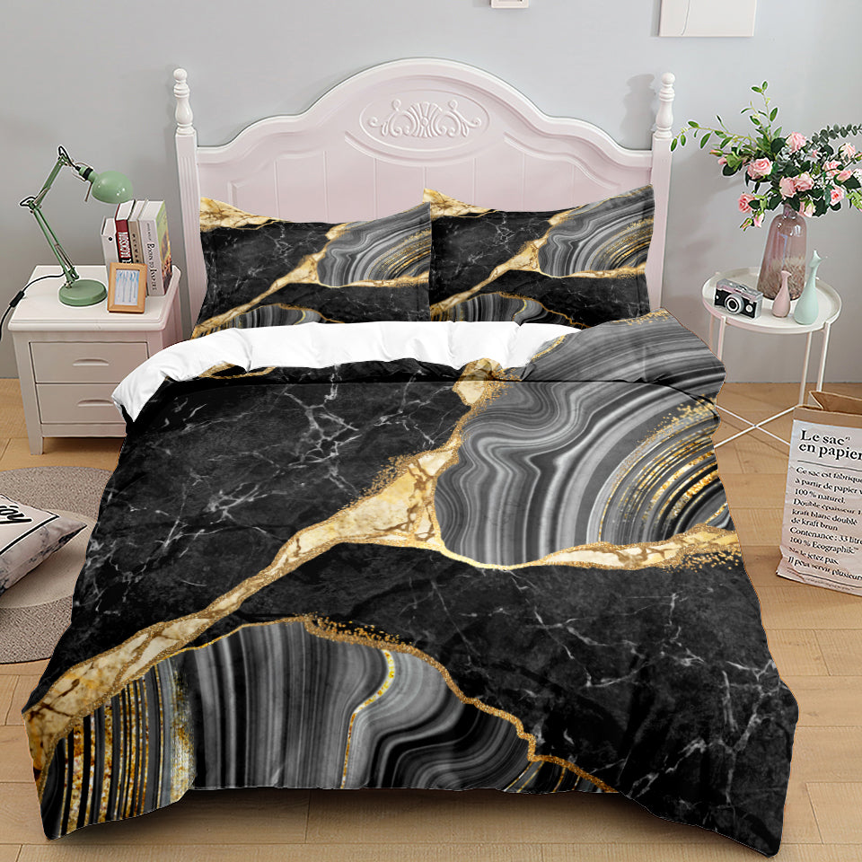 Bedding Home Textile Quilt Cover Three Piece Set - Get Me Products