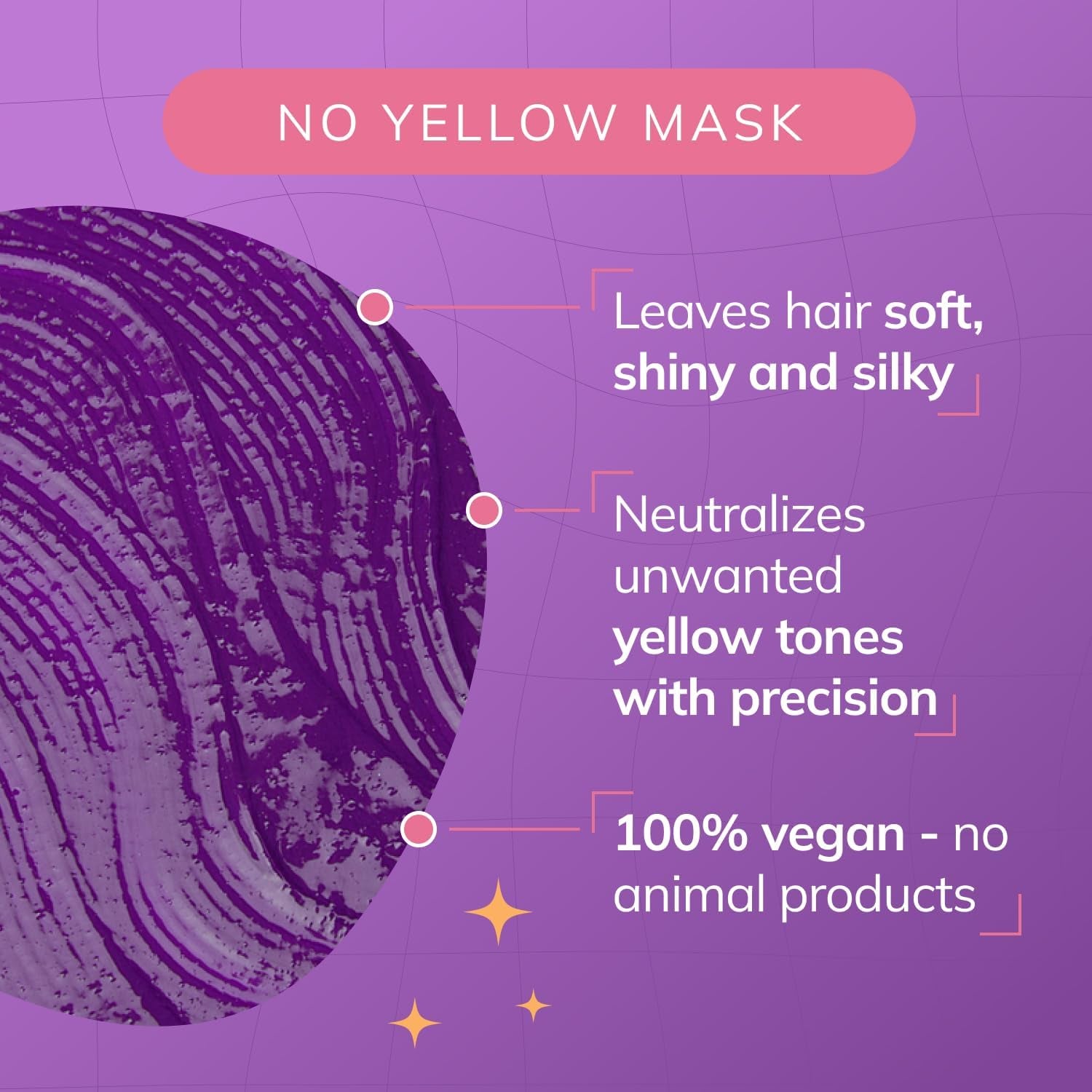 No Yellow - No-Yellow Mask, 1000 Ml, Extra Violet Pigment