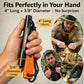 Ferro Rod Fire Starter Kit (10cm x ⌀1cm), Flint and Steel Striker, Fluorescent Paracord - 15,000 Strikes Firesteel Survival Tool for Hiking, Camping and Outdoor Emergency