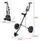 Adjustable Golf Pull Cart – 2-Wheel Trolley with Brake & Lightweight