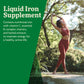 Floradix Iron & Herbs – Liquid Iron Supplement with Vitamin C & B Complex | 23.7 fl oz