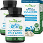 ForestLeaf Multi Collagen Pills with Hyaluronic Acid + Vitamin C | Hydrolyzed Collagen for Skin, Joints, and Hair | 240 Capsules