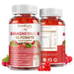 GREENPEOPLE Magnesium Glycinate Gummies 400mg — Sugar Free Raspberry Flavor, Vitamin D & B6 for Calm Support