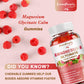 GREENPEOPLE Magnesium Glycinate Gummies 400mg — Sugar Free Raspberry Flavor, Vitamin D & B6 for Calm Support