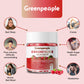 GREENPEOPLE Magnesium Glycinate Gummies 400mg — Sugar Free Raspberry Flavor, Vitamin D & B6 for Calm Support