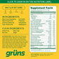 Grüns Adult Sugar-Free Super Greens Gummies – Multivitamin with 60+ Ingredients, 28 Daily Packets