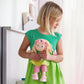 HABA Mali 12-inch Soft Doll with Blonde Hair and Blue Eyes – Machine Washable for 18 Months and Up