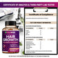 Rainbow Nutrients Hair Growth Vitamins for Women – 2 Pack with Biotin 10,000 mcg, Collagen, OptiMSM, Saw Palmetto