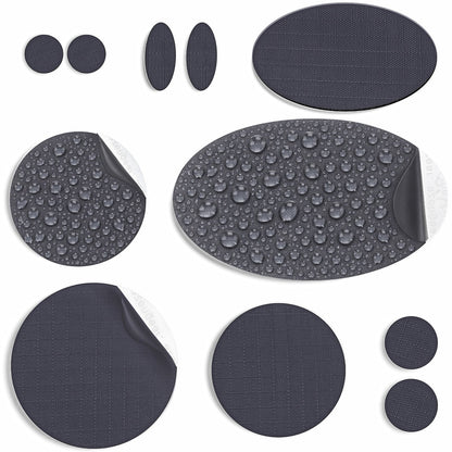 Repair Patches (30+ Colours) for Puffer Jackets, Tents, Upholstery - Stick On, Waterproof, Tear-Cold-Heat-Resistant