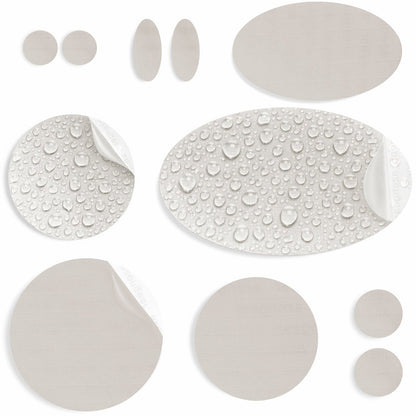 Repair Patches (30+ Colours) for Puffer Jackets, Tents, Upholstery - Stick On, Waterproof, Tear-Cold-Heat-Resistant
