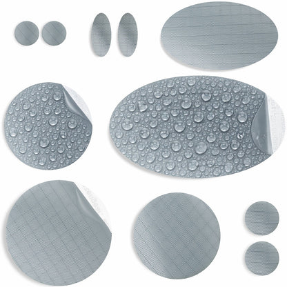 Repair Patches (30+ Colours) for Puffer Jackets, Tents, Upholstery - Stick On, Waterproof, Tear-Cold-Heat-Resistant