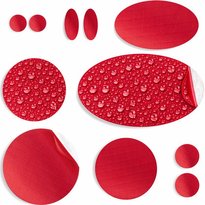 Repair Patches (30+ Colours) for Puffer Jackets, Tents, Upholstery - Stick On, Waterproof, Tear-Cold-Heat-Resistant