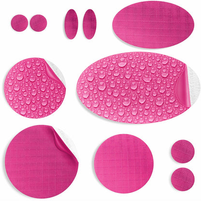 Repair Patches (30+ Colours) for Puffer Jackets, Tents, Upholstery - Stick On, Waterproof, Tear-Cold-Heat-Resistant