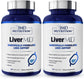 1MD LiverMD Liver Support Supplement | Siliphos Silybin for High Bioavailability | 60 Capsules (2-Pack)