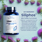 1MD LiverMD Liver Support Supplement | Siliphos Silybin for High Bioavailability | 60 Capsules (2-Pack)
