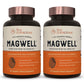 Live Conscious Magnesium Zinc & Vitamin D3 - Bioavailable Forms of Magnesium - Malate, Glycinate, Citrate - MagWell Bone & Heart Health, Immune System Support - 120 Capsules (2-Pack)