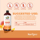 MaryRuth Organics Liquid Multivitamin + Hair Growth with Lustriva – Thicker Hair, Smoother Skin | Biotin 10000mcg | 30 Fl Oz