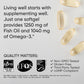 Sports Research Omega-3 Fish Oil 1250 - Triple Strength, MSC Certified, 180 Softgels