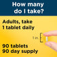 Nature Made Multi for Him 50+ – 90 Tablets per Bottle x 4 Pack | Iron-Free