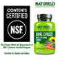 NATURELO Mens Multivitamins – One Daily Multivitamin for Men with Organic Whole Foods & High-Absorption Nutrients | Non-GMO, 240 Veggie Capsules