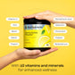 KEY NUTRIENTS Multivitamin Electrolytes Powder No Sugar – Lemonade Hydration, 90 Servings, Made in USA