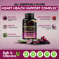 NutraHarmony Beet Root 5-in-1 Complex Capsules — Heart Health & Blood Pressure Support — 240 Capsules, Made in USA