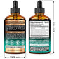 NutraHarmony USDA Organic Lymphatic Drainage Drops - Echinacea, Elderberry & Dandelion | Immune Support & Detox (4 fl oz)