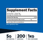 Nutricost Creatine Monohydrate Micronized Powder (1 KG) – 200 Servings, Pure Creatine Monohydrate