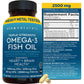 Triple Strength Omega-3 Fish Oil 2500 mg | 180 Softgels | EPA/DHA
