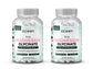 Organics Ocean Magnesium Glycinate with Zinc - Maximum Strength Chelated Magnesium for Sleep & Muscle Cramps - 2 Bottles