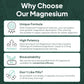 Organics Ocean Magnesium Glycinate with Zinc - Maximum Strength Chelated Magnesium for Sleep & Muscle Cramps - 2 Bottles