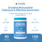 Create Creatine Monohydrate Gummies – 1.5g per Gummy, Vegan, Anti-Melting