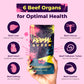 Primal Queen: Female Beef Organ Superfood - Grass-Fed (Liver, Kidney, Heart & More)
