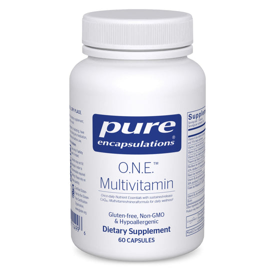 Pure Encapsulations O.N.E. Multivitamin – Once Daily with Lutein & CoQ10 (60 capsules)