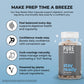 Pure for Men Stay Ready Fiber Supplement - Digestive Regularity | Psyllium Husk, Aloe Vera, Chia Seeds & Flaxseeds | 240 Vegan Capsules