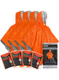 Reversible Emergency Survival Foil Poncho (4pc)