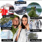 Reversible Emergency Survival Foil Poncho (4pc)