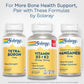 SOLARAY Vitamin D3 K2 5000 IU/50 mcg MK-7 – Bone & Immune Support (Soy-Free, 180 VegCaps)
