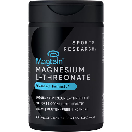 Sports Research Magtein Magnesium L-Threonate Capsules – Brain Health & Cognition