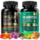 Uheco Shilajit & Sea Moss Vitality Bundle – 20000 mg Shilajit, 11000 mg Sea Moss