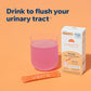 Uqora Flush Pink Lemonade – Urinary Health Drink Mix, Gluten-Free & Vegan, 20 Packets (2 Pack)